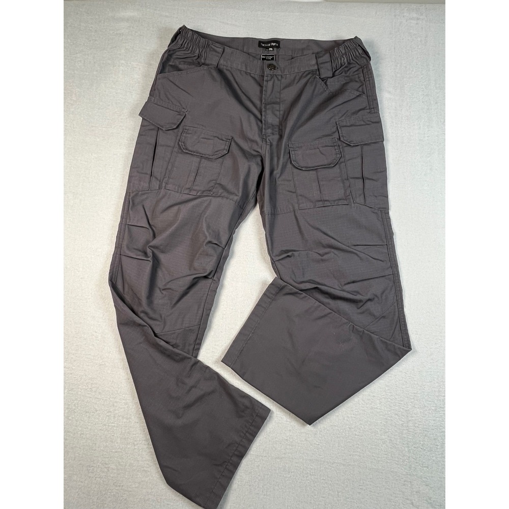Tactical Pants Men Gray W‎ L US 34 30 Cargo Work Outdoor Utility